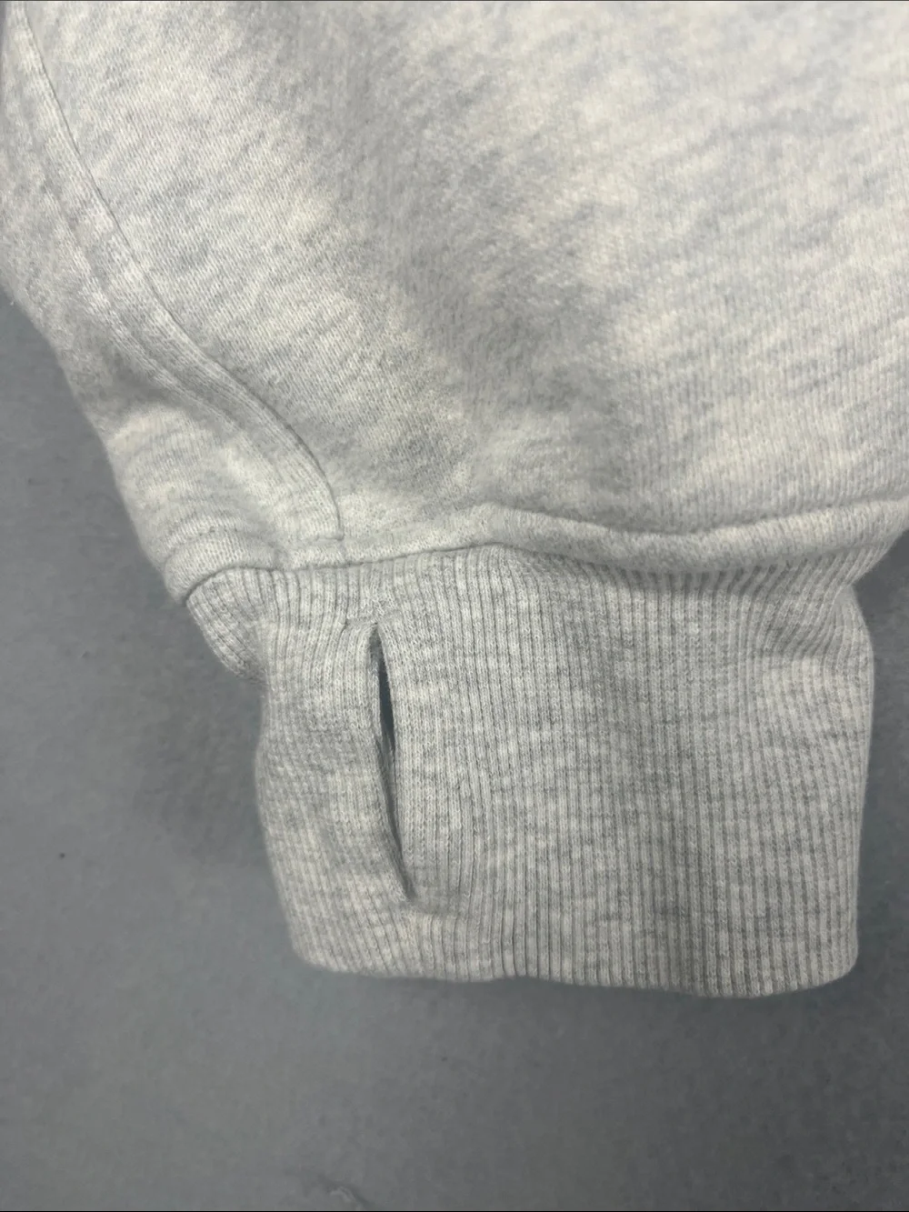 Lululemon Oversized Half-Zip heather gray scuba hoodie Size: XL/XXL